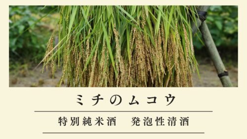 ミチのムコウ　特別純米酒(発泡性清酒)　ご予約が始まりました